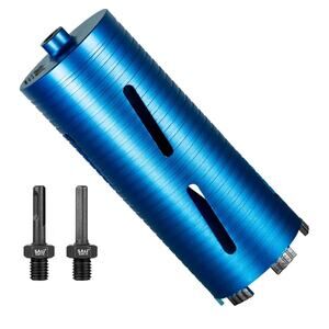 SALI 4" Diamond Core Drill Bit 10" Depth 5/8-11 w Adapters Concrete